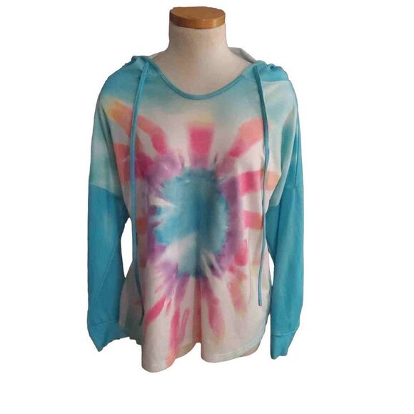NWOT BELILY TYE DYE HOODIE - Picture 1 of 3